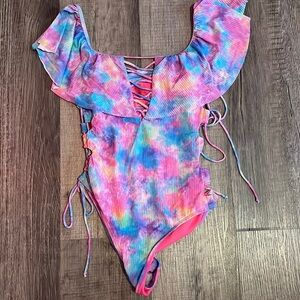 colorful swimsuit